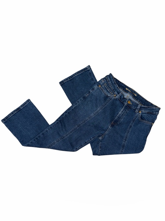 Michael Kors Denim - Michael Kors Straight Leg Cropped Jeans High Rise Pin Tuck Seams Women’s Size 8